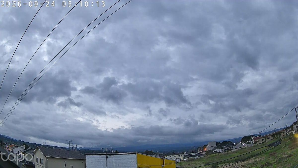 空いちめんのうろこ雲に、山はすっぽりくるまっとった。東の低いとこにだけ、白い隙間がひとつ。