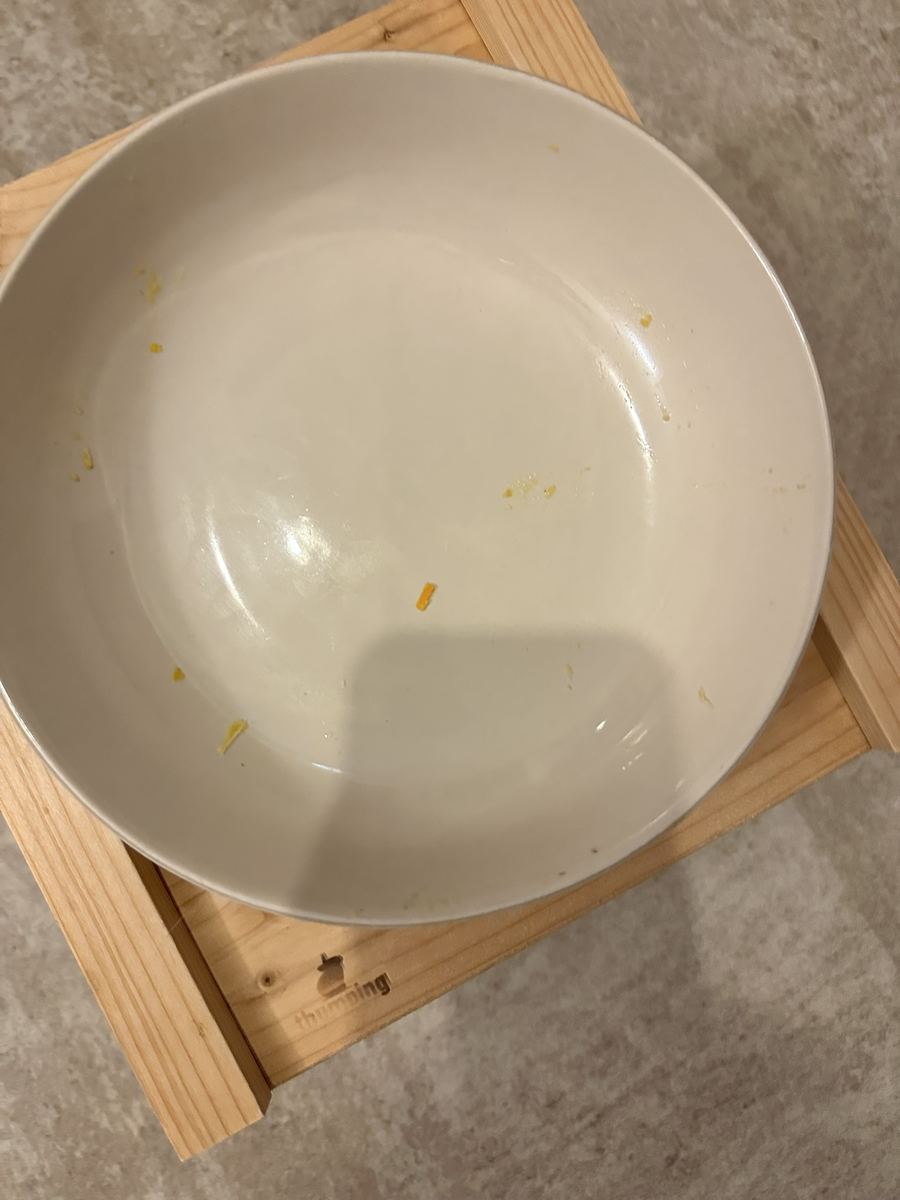 夜はツルツル。朝のは、ただの気分やった。