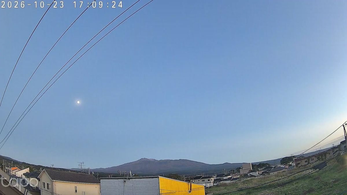 雲ひとつない夕方。流れ星を待つ録画の準備をした。